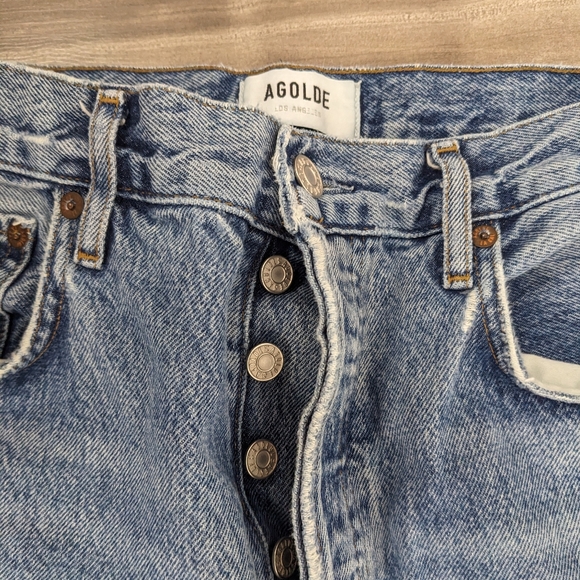 Agolde Ripley Mid Rise Straight Size 27 - Picture 7 of 13